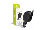 Mobil - Adaptere & Opladere - Mobile Origin 90W Car Charger CA22 - USB-C + USB-A 2x USB-C Cable - MO-90CCH-CA22