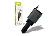Mobil - Adaptere & Opladere - Mobile Origin 3in1 50W Car Charger CA27 - USB-C + USB-A USB-C Cable - MO-CCH-CA27