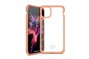 Mobil - Covers & Cases - ITSKINS HYBRID SOLID cover for iPhone 11 Pro / XS / X®. Plain coral and transparent - APXE-HYBSO-PCTR