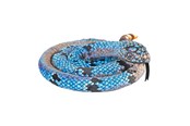 Plys - Wild Republic Plush Toy Living Earth Snakes 152 cm Blue Rock Rattlesnake - 29348