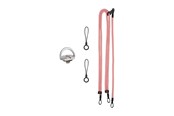 Actionkamera tilbehør - Sunnylife GS022 Multifunctional Neck Strap for Pocket 3 – Pink - OP3-GS022-P