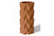 Boligindretning - Simiu TESSURA - Vase - 17cm - Karamel - 5714255011630