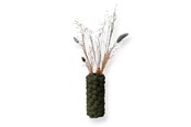 Boligindretning - Simiu PUFFRA - Vase - 20cm - Oliven - 5714255011685