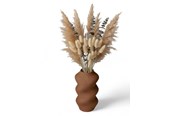 Boligindretning - Simiu SCRUNCHED - Vase - 21cm - Mokka - 5714255011869