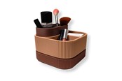 Boligindretning - Simiu STACKSEY CUBE - Makeup Stander - Mokka/Beige - 13 x 16cm - 5714255012002