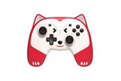 Spil tilbehør - Freaks And Geeks Doggy Wireless Controller for children with paddles - red - Wireless Controller - Nintendo Switch - 299127D