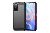 Mobil - Covers & Cases - Hurtel Carbon Case Flexible Cover Sleeve for Xiaomi Redmi Note 11 Black - 5907769337451