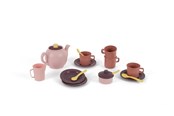 Legetøj - Dantoy Fairytales Tea Set – 17 pcs - 4482