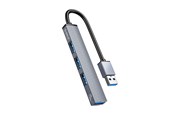 Dockingstation - ORICO AH-A13 USB-A Hub Docking Station 1x USB-A 3.0 + 3x USB-A 2.0 - Gray - AH-A13-GY-EP