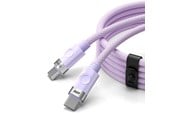 USB kabel - ORICO CDX 60W 3A Power Delivery USB-C - USB-C 1m Cable - Purple - CDX-60CC-PU-BP