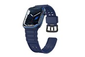 Smartwatch - Tilbehør - Hurtel Strap Triple Protection for Apple Watch 38 / 40 / 41 mm Band Bracelet - Navy Blue - 9145576276129