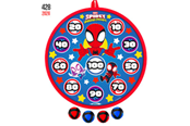 Udendørsleg - Spidey and His Amazing Friends Darts balls target game 28cm - 60273