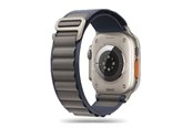 Smartwatch - Tilbehør - Tech-Protect Nylon Pro Strap for Apple Watch 4 / 5 / 6 / 7 / 8 / 9 / SE / Ultra 1 / 2 (42 / 44 / 45 / 49 mm) - Blue and Gray - 5906302302314