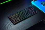 Tastatur - Razer BlackWidow V4 Low-Profile TKL HyperSpeed - Orange Mechanical - Gaming Tastatur - Uden Numpad - Amerikansk engelsk - Sort - RZ03-05450700-R3M1