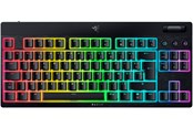 Tastatur - Razer BlackWidow V4 Low-Profile TKL HyperSpeed - Orange Mechanical - Gaming Tastatur - Uden Numpad - Fransk - Sort - RZ03-05451100-R3F1