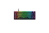 Tastatur - Razer Huntsman V3 Pro Mini (60%) - Analog Optical Gen-2 - Gaming Tastatur - Uden Numpad - Fransk - Sort - RZ03-04990500-R3F1