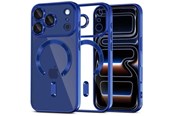 Mobil - Covers & Cases - Tech-Protect MagFlex MagSafe Case for iPhone 17 Pro - Clear and Navy Blue - 5906302334636