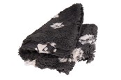 Hunde - Active Canis Grå vetbed med poter 75x100cm medium - 91131