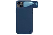 Mobil - Covers & Cases - Nillkin CamShield Leather S Case iPhone 14 Plus Case Cover with Camera Cover Blue - 6902048249721