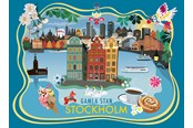 Puslespil - Ravensburger Old Town Stockholm (500) - 12002021