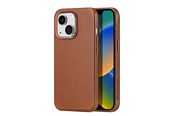 Mobil - Covers & Cases - Dux Ducis Naples iPhone 14 Plus Magnetic Leather MagSafe Case Brown - 6934913034675