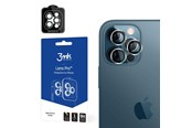 Mobil - Beskyttelsesglas - 3mk Lens Protection Pro iPhone 12 Pro Camera lens protection with mounting frame 1 pc. - 5903108452335