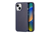 Mobil - Covers & Cases - Dux Ducis Naples iPhone 14 Plus Magnetic Leather MagSafe Case Blue - 6934913034668