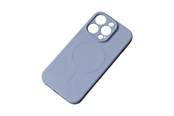 Mobil - Covers & Cases - Hurtel MagSafe Compatible Silicone Case for iPhone 15 Plus Silicone Case - Gray - 5907769356872