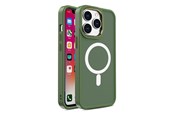 Mobil - Covers & Cases - Hurtel Magnetic Color Matte Case for iPhone 15 Plus - Green - 5907769357138