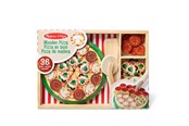 Trælegetøj - Melissa & Doug Food Play Wooden Pizza - 6074863