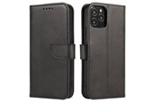 Mobil - Covers & Cases - Hurtel Magnet Case elegant Case Cover with a Flap and Stand Function for Samsung Galaxy A73 Black - 5907769340321