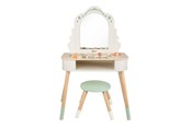 Rolleleg - Classic World Wooden Dressing Table with Stool - Including Accessories - 50639