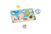 Puslespil - Classic World Wooden Puzzle Ocean - 9 pcs. Wood - 40077