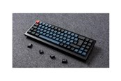 Tastatur - Keychron Q7 - keyboard - QMK custom mechanical fully assembled - 70% - QWERTY - Nordic - carbon black Input Device - Tastatur - Nordisk - Blå - Q7-M1-BO