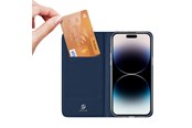 Mobil - Covers & Cases - Dux Ducis iPhone 15 Pro Max Flip Case and Wallet  Skin Pro - Blue - 6934913025451