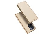 Mobil - Covers & Cases - Dux Ducis Skin Pro Case for Xiaomi Redmi 11A / Poco C55 / Redmi 12C Flip Cover Card Wallet Stand Gold - 6934913030875