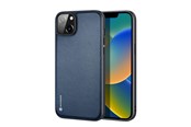 Mobil - Covers & Cases - Dux Ducis Fino Case Cover Covered With Nylon Material iPhone 14 Plus Blue - 6934913036839