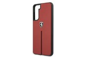 Mobil - Covers & Cases - Ferrari Off Track Leather Nylon Stripe Case for Samsung Galaxy S21+ - Red - 3700740496190