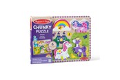 Puslespil - Melissa & Doug Chunky Puzzle Unicorn Wood - 6074501