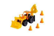 Legetøjsbil - Cavallino Toys Cavallino Grip Excavator Tractor with Rubber Tires 38.5cm - 2763CN01