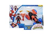Figur - Marvel Spidey And His Amazing Friends 3" Miles Techno Racer Vehicle - G24605X00
