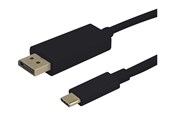 Skærmkabel - Deltaco - DisplayPort cable - USB-C to DisplayPort - 50 cm - USBC-DP50