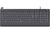 Tastatur - Speed-Link HI-GENIC Antibacterial Keyboard - Tastatur - Nordisk - Sort - SL-640009-BK-NC