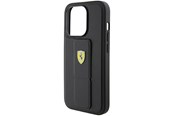 Mobil - Covers & Cases - Ferrari Grip Stand Metal Logo Case for iPhone 15 Pro Max - Black - 3666339201869