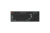 Tastatur - Keychron V5 Ultra 96% 8K Wireless Tri-Mode - POM Red - Gaming Tastatur - Nordisk - Sort - V5U-D1-BO