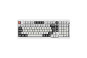 Tastatur - Keychron Q5 Ultra 96% 8K Wireless Tri-Mode - POM Brown - Gaming Tastatur - Nordisk - Hvid - Q5U-P3-BO