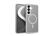 Mobil - Covers & Cases - CRONG Hybrid Matte Magnetic - MagSafe Case for Samsung Galaxy S26 (Gray) - CRGHMMSGS26LGR
