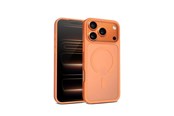 Mobil - Covers & Cases - CRONG Hybrid Matte Magnetic - MagSafe iPhone 17 Pro Max Case (Orange) - CRGHMMIP1769PORG