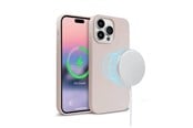 Mobil - Covers & Cases - CRONG Color Cover Magnetic Case for iPhone 14 Pro (Sand Pink) - CRG-COLRM-IP1461P-PNK