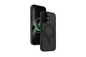 Mobil - Covers & Cases - CRONG Hybrid Frost MAG Cover - Case with MagSafe for iPhone 16 (Black) - CRGHFMIP1661BLK